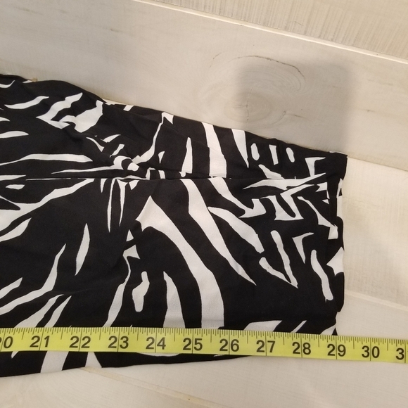 {L} St. John So Cal Zebra Animal Print Lounge Pants Swim Cover - Picture 10 of 11